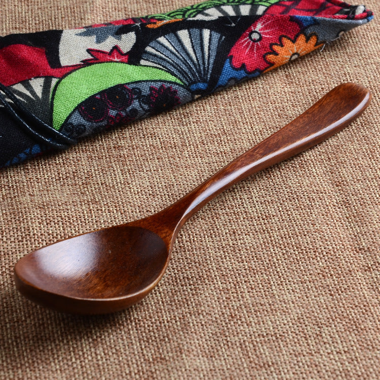 Retro Tie Line Korean Children Rice Spoon