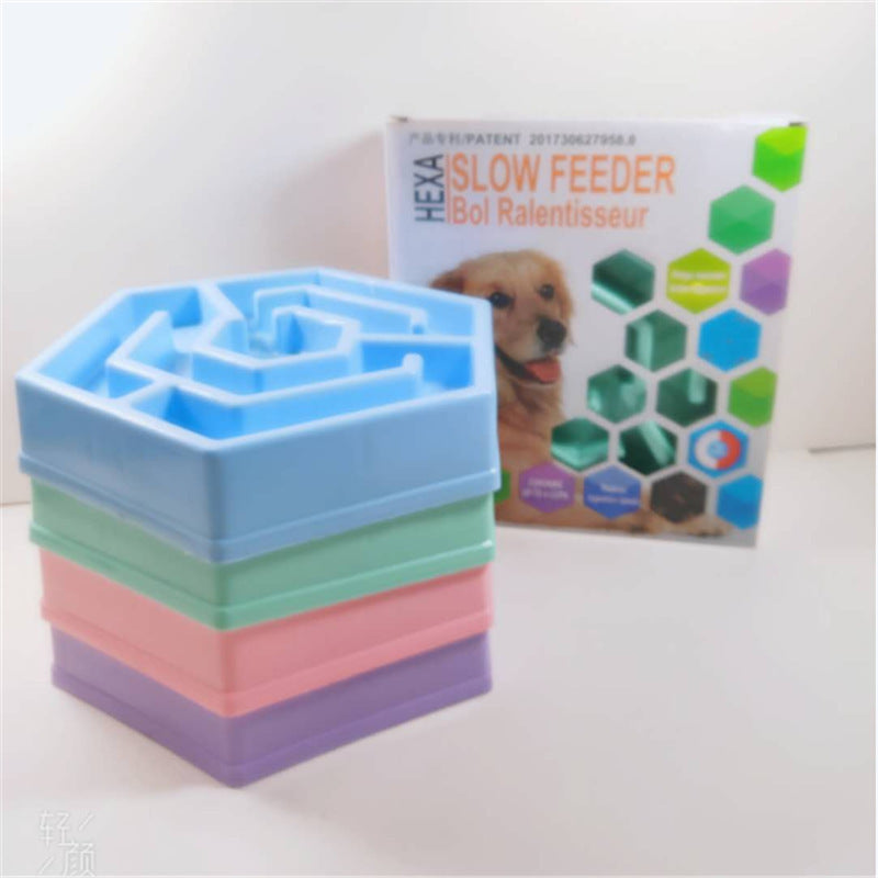 Pet Slow Food Bowl For Dogs To Prevent Choking