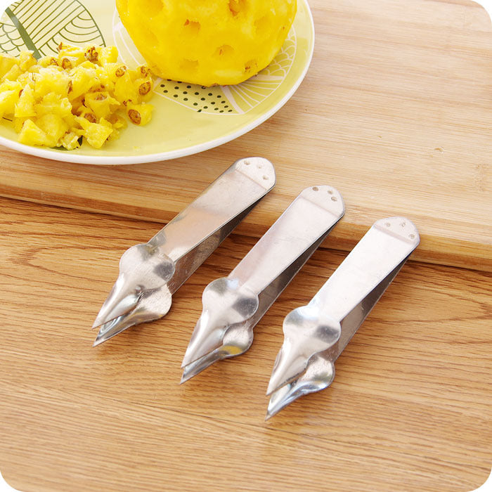 Stainless Steel Pineapple Eye-removing Clip Creative Kitchen Tools