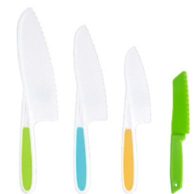 Children's Plastic Birthday Cake Stand Knife Toy Suit