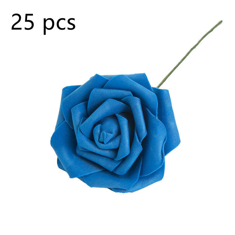 Artificial Flower 8CM PE Rose with Rod