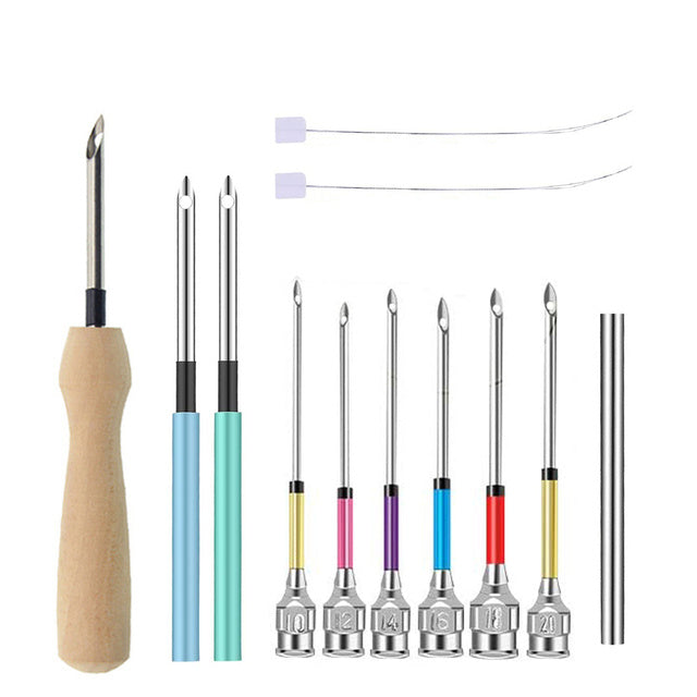 Homemade DIY Knitting Tools Embroidery Poke Needle Set