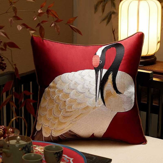 Classical Embroidery New Chinese Style Pillow Cover