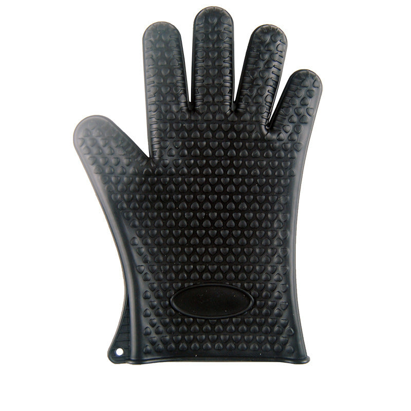 Food Grade Silicone Heat Resistant BBQ Glove Silicone Oven Mitts