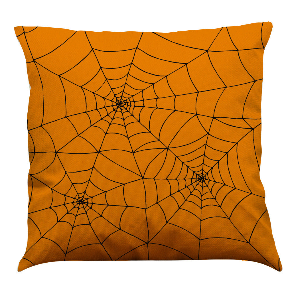 Halloween Cotton Linen Sofa Car Cushion Pillowcase