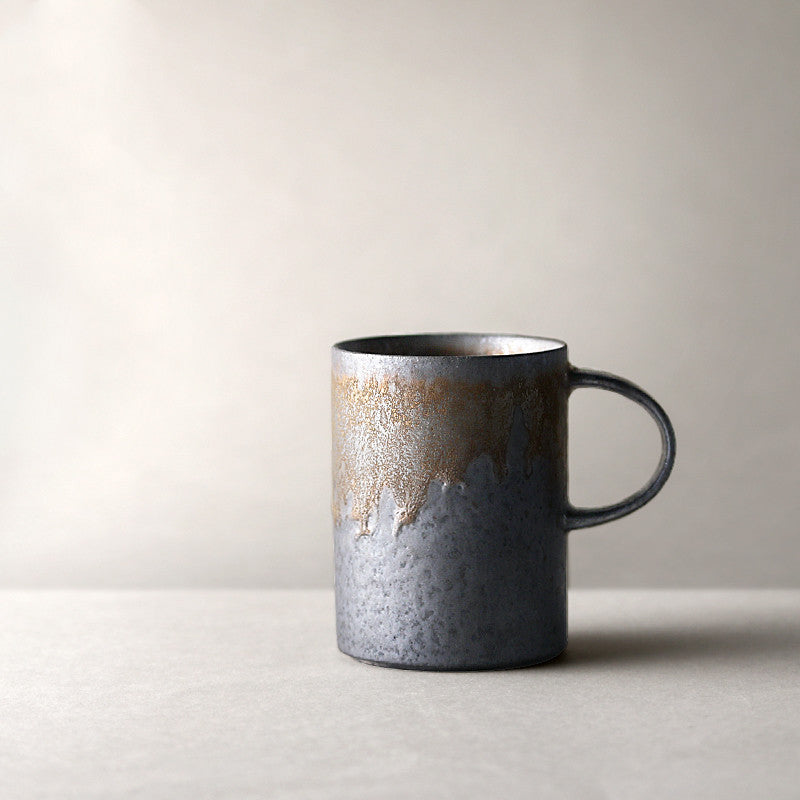 Vintage stoneware coffee cup