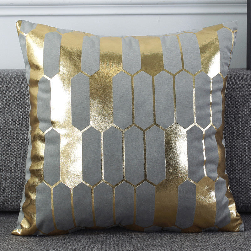 Holland velvet bronzing pillowcase