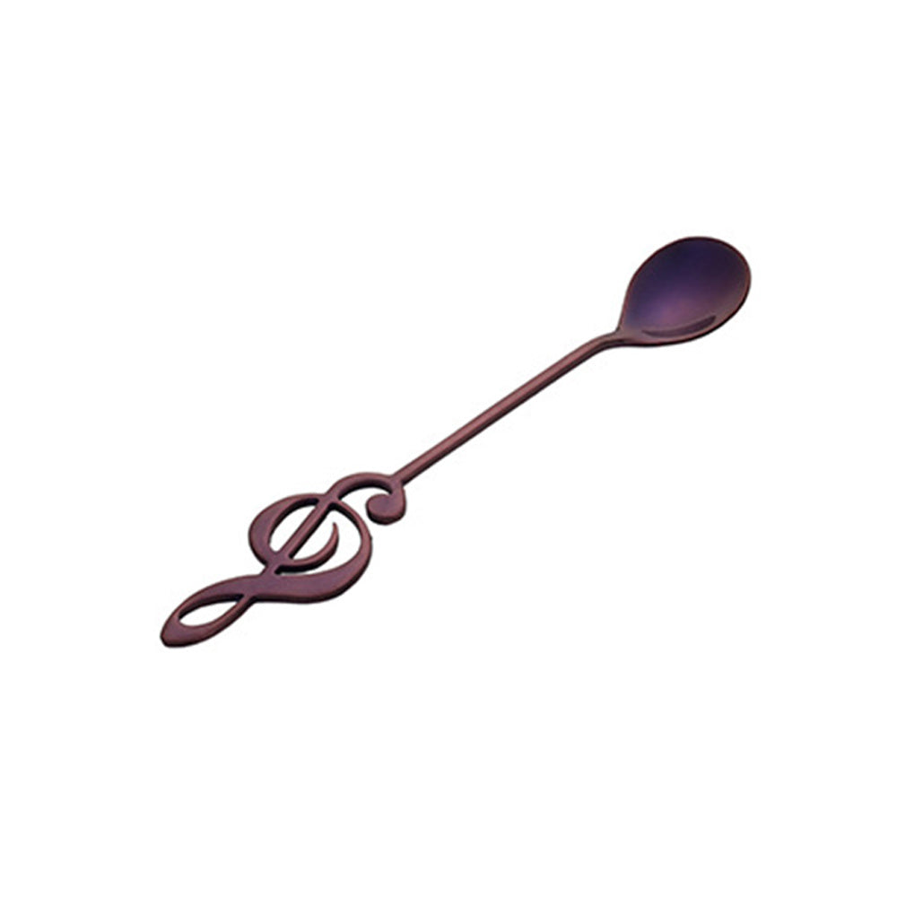 Stainless steel coffee spoon creative note spoon