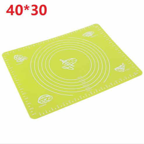 Silicone Baking Mat for Pastry Rolling with Measurements Pastry Rolling Mat, Reusable Non-Stick Silicone Baking Mat