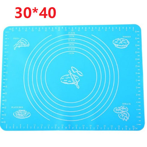 Silicone Baking Mat for Pastry Rolling with Measurements Pastry Rolling Mat, Reusable Non-Stick Silicone Baking Mat