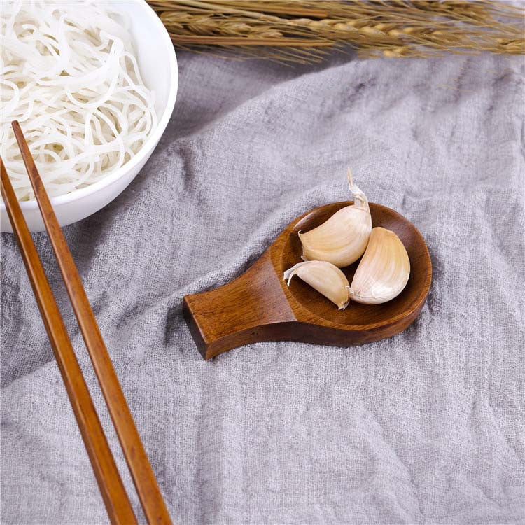 New wooden Japanese dipping saucer