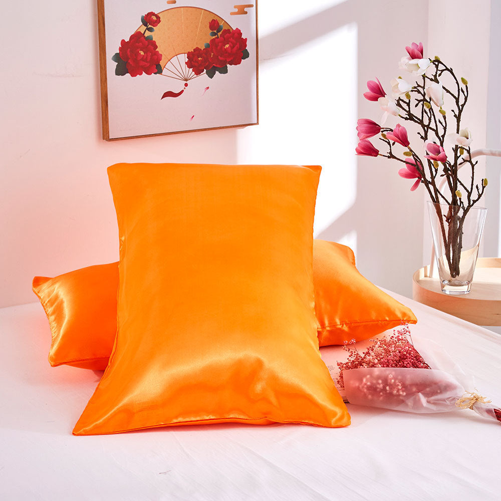 Silk double pillowcase