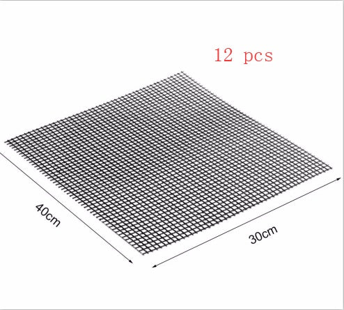 Barbecue Non-Stick Wire Mesh Grilling Mat Reusable Cooking Grilling Mat For Outdoor Activities