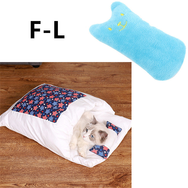 Cat Litter Winter Warm Cat Closed Removable And Washable Quilt