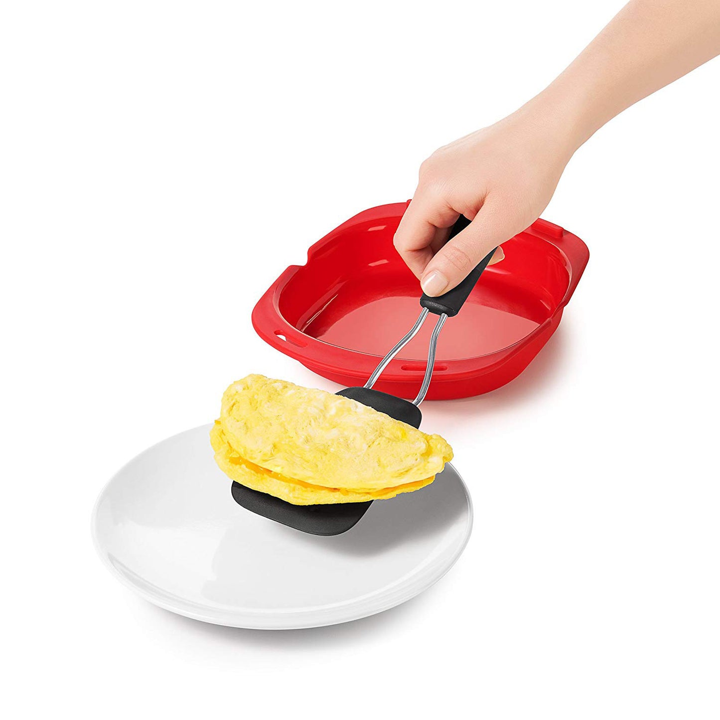 Egg Boiler Poacher Steamer Microwave Oven Silicone Omelette Mold Tool Egg Roll Baking