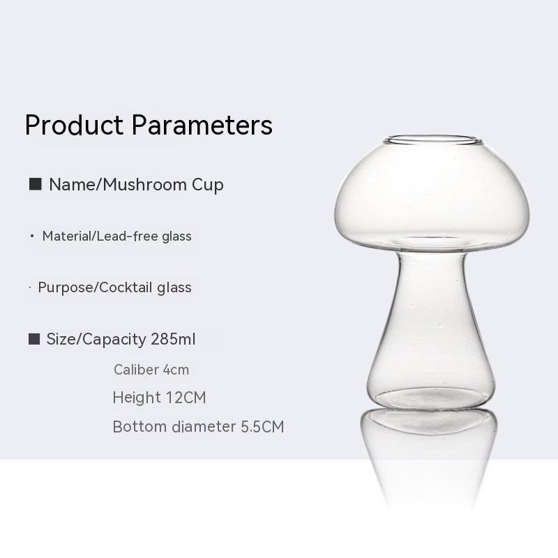 Mushroom Cup Cocktail Glass