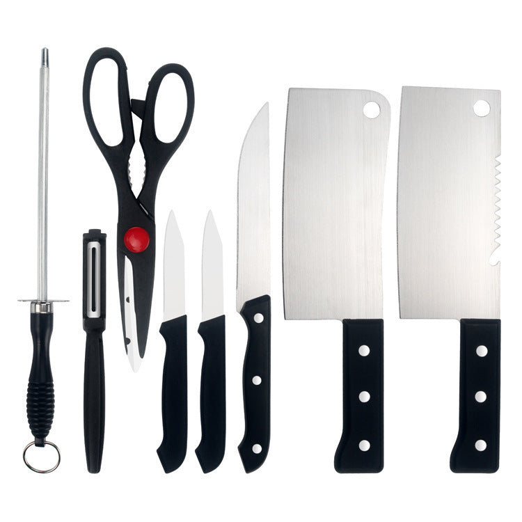 Kitchen Knives 8-Piece Gift Box Bone Cutting Knife Chef Scissors