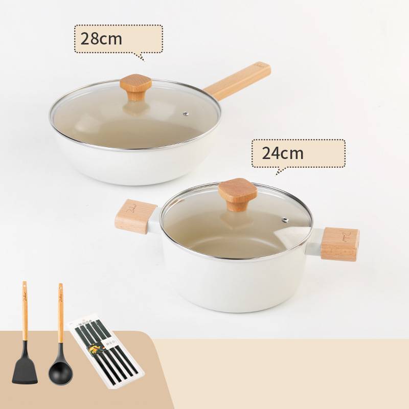 Ceramic Non-stick Pan For Gift Gas