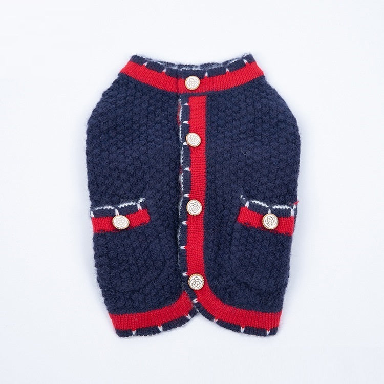 Classic Style Style Bejirog Sweater Cardigan Pet Clothes