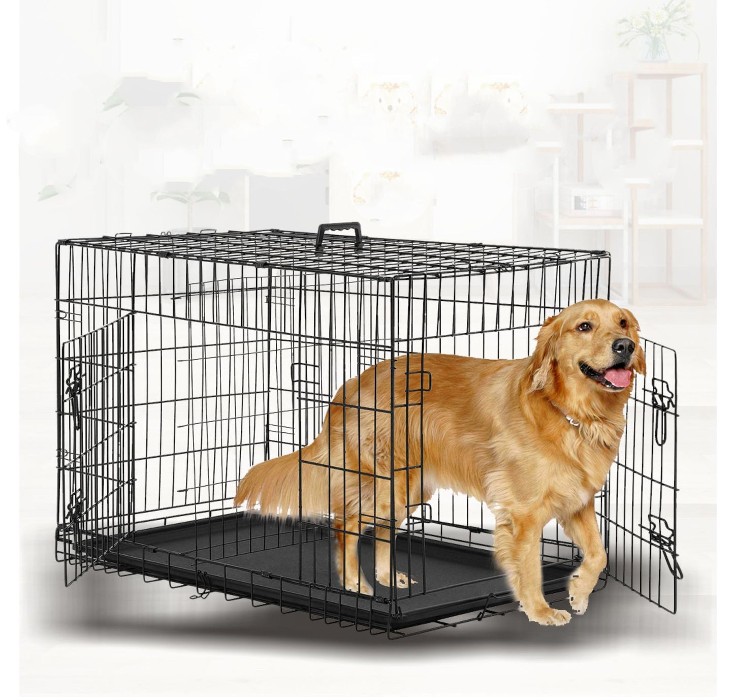 Cat Labrador Folding Wire For Large Pet Cage