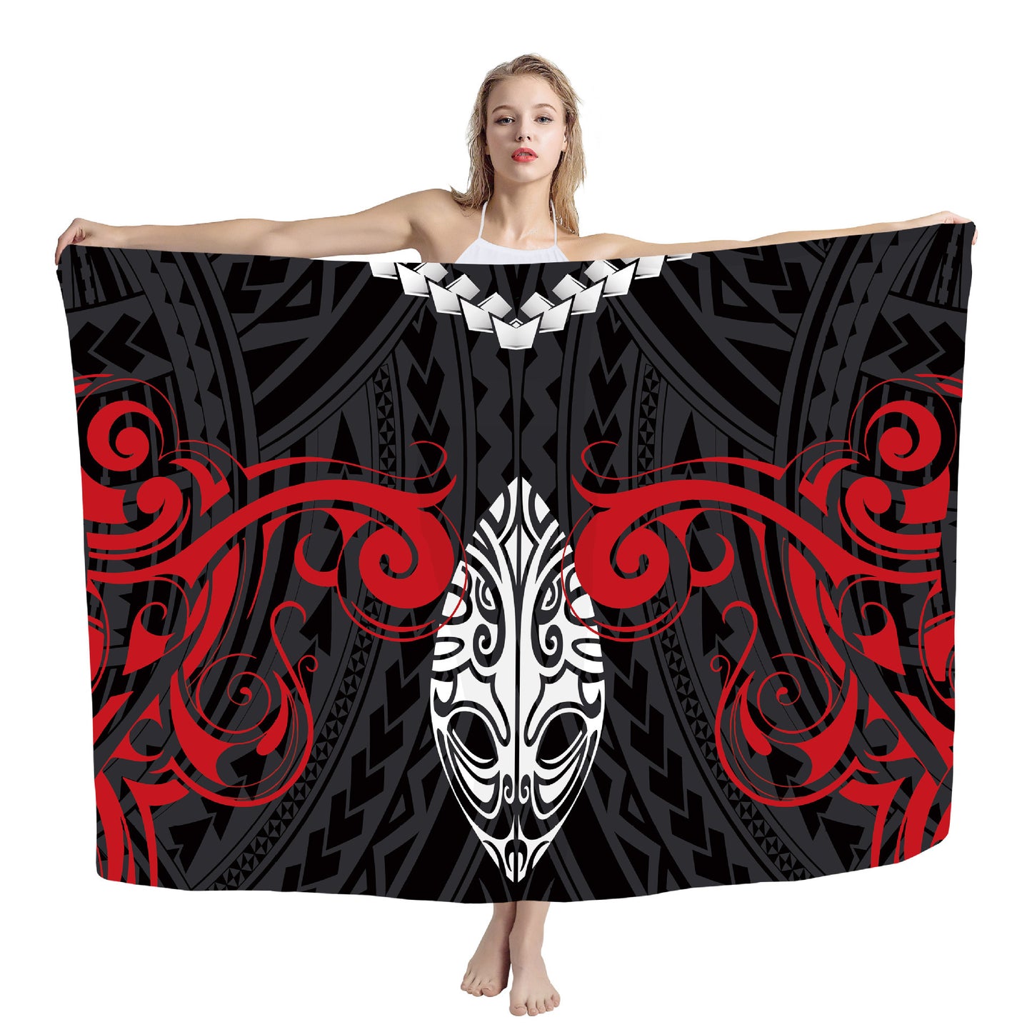 Cover Shawl Hawaiian Travel Beach Bath Towel Polynesian Seaside Quick-drying Wrap Yarn