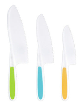 Children Plastic Fruit Knife Suit Saw Knife