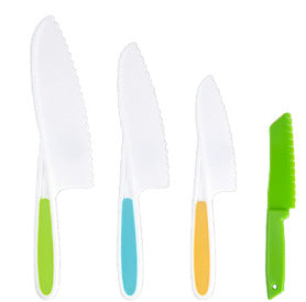 Children Plastic Fruit Knife Suit Saw Knife