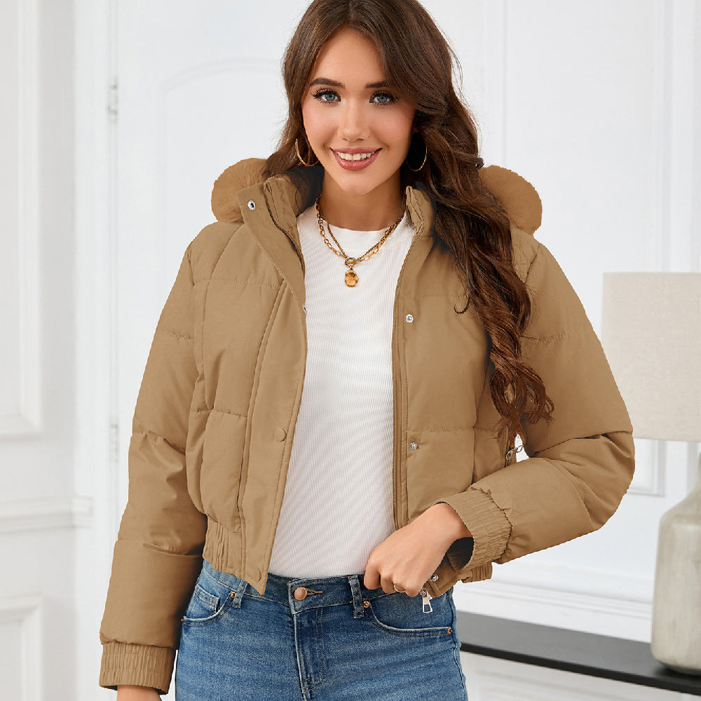 Women's Fashion Casual Thickening Cotton-padded Jacket