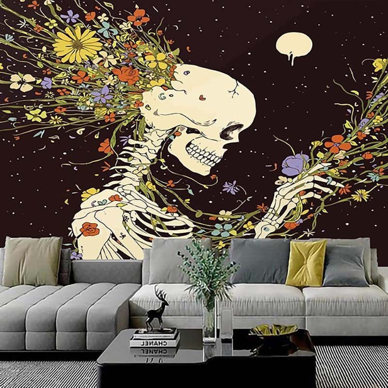 Tapestry Skull Home Decoration Background Cloth