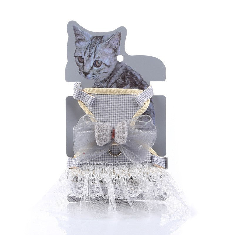 Pet Tie Lace Princess Dress