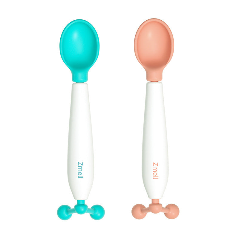 Rotary Training Temperature Sensitive Children's Spoon