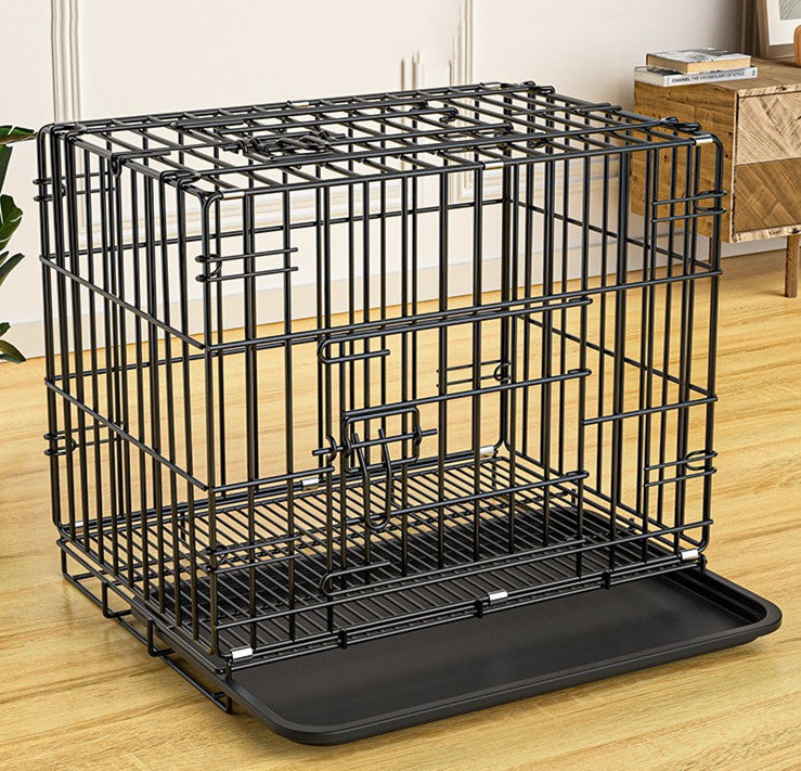 Dog Pet Cage Folding Encryption Bold