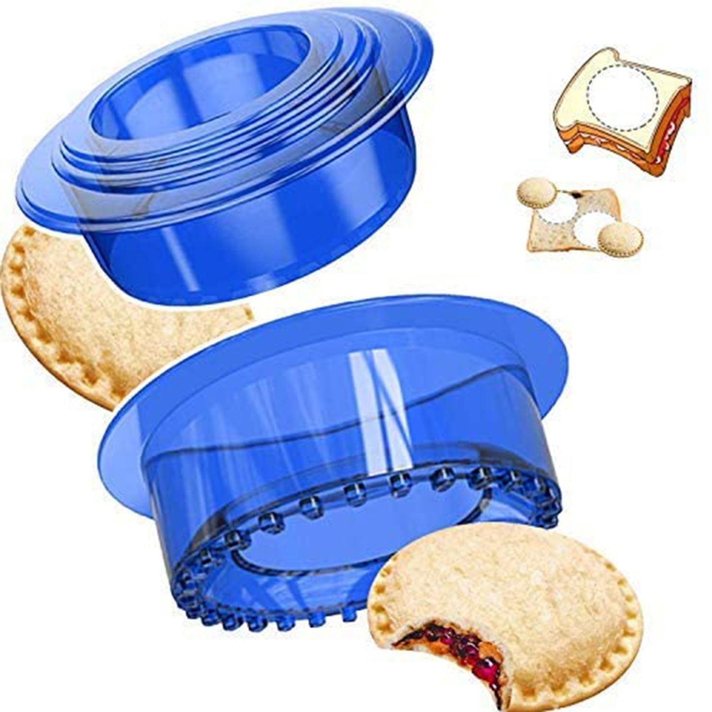 Diy Convenient Sandwich Cutter Decruster Breakfast Bread Toast Making Mold