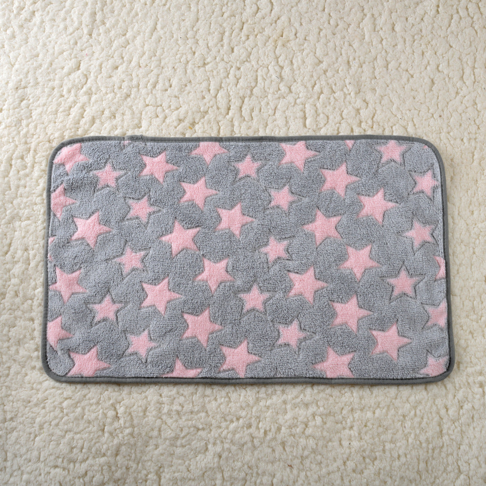 Dog Kennel Coral Fleece Blanket