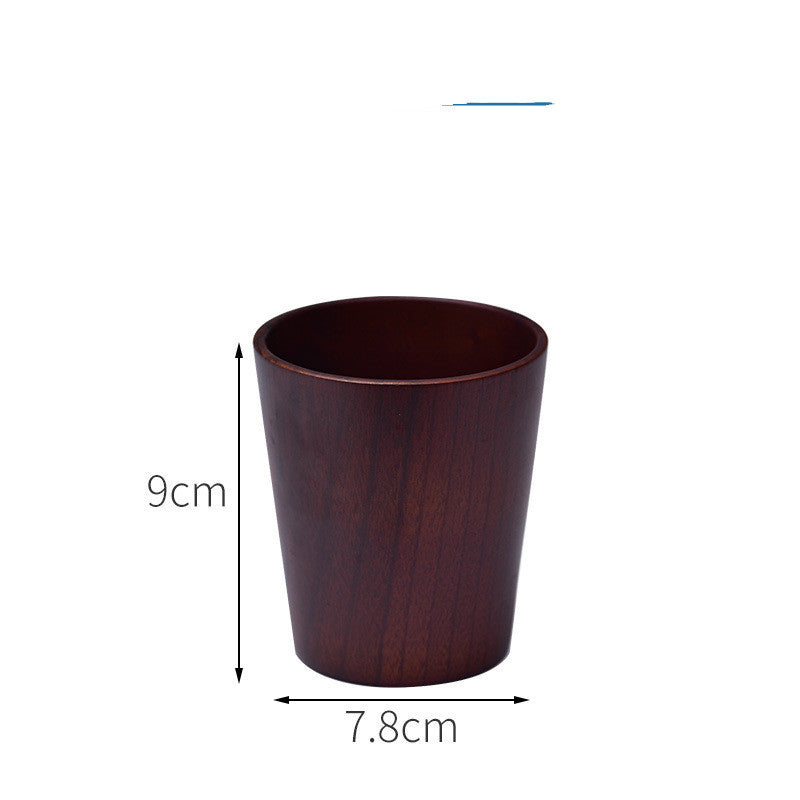 Eco-friendly Anti-scald Wooden Tea Cup Goblet