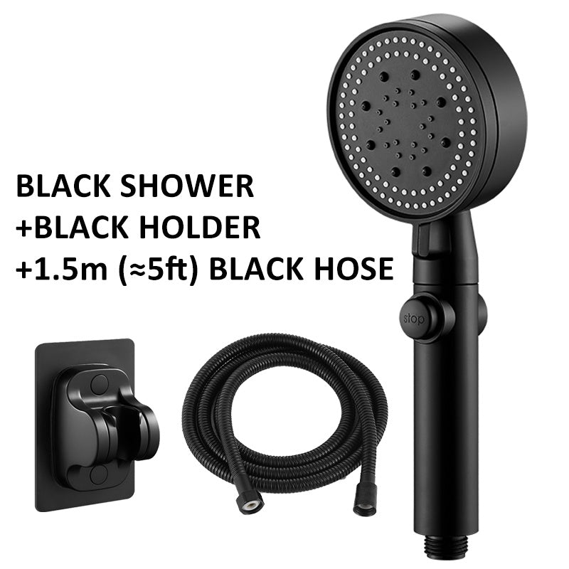 Shower Bath Shower Head Pressurized Large Water Output