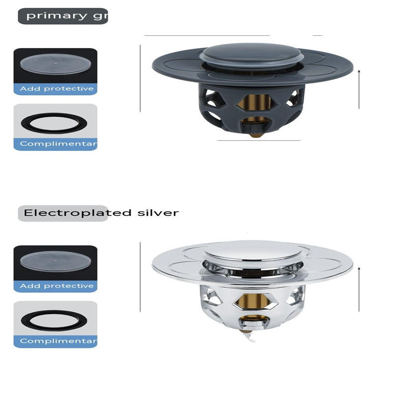 Wash Basin Washbasin Leaking Plug Drainer Pipe Bounce Core