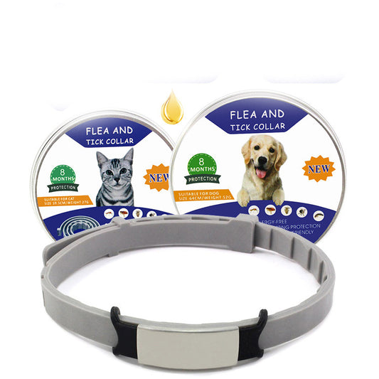 Simple Silicone Flea Repellent Pet Collar