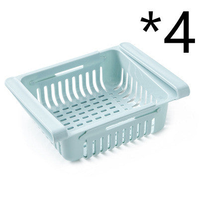 Refrigerator Storage Basket Stretchable Multifunction Kitchen Refrigerator Storage Box