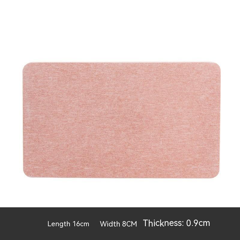 Diatomite Coaster Cup Bathroom Soap Box Hydrophilic Pad