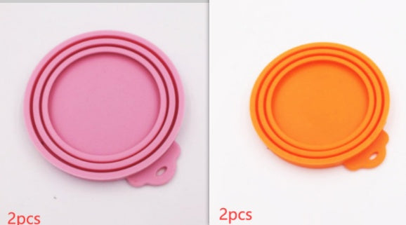 Silicone pet can cover cat and dog food can cover