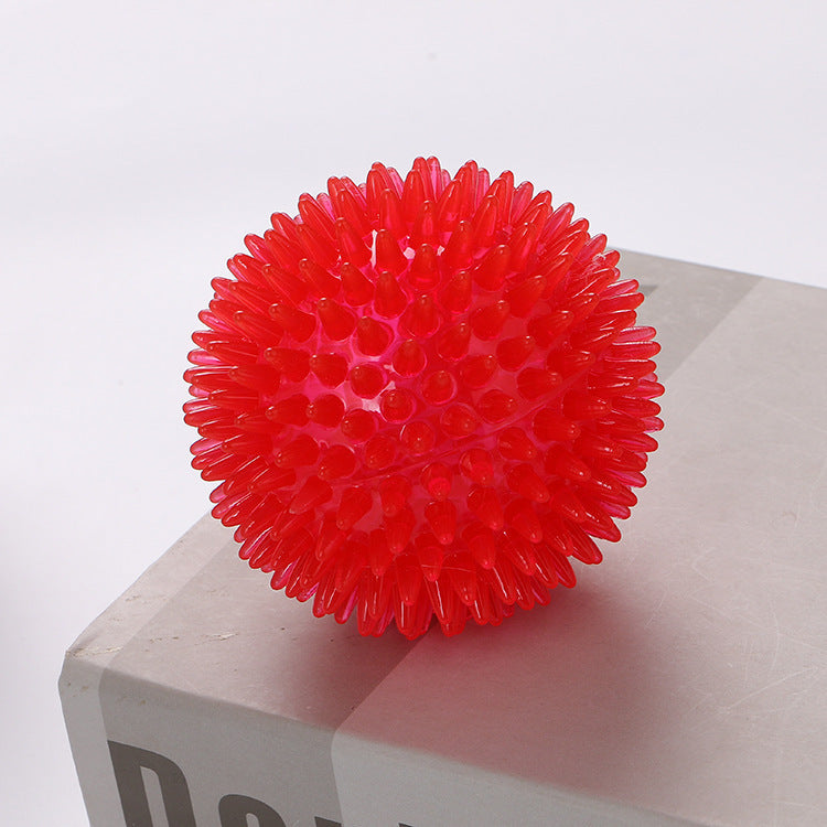 TPR Toy Spiky Ball Sounding Dog