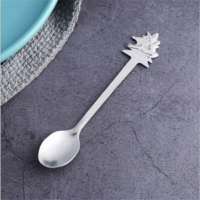 Cartoon spoon Christmas spoon gift cutlery set