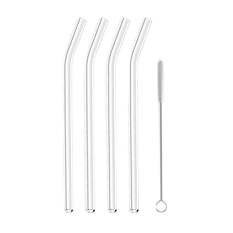 Glass Straws, Pearl Milk Tea Coarse Drinking Straws, Non-disposable Transparent Water Cups, Long Straws