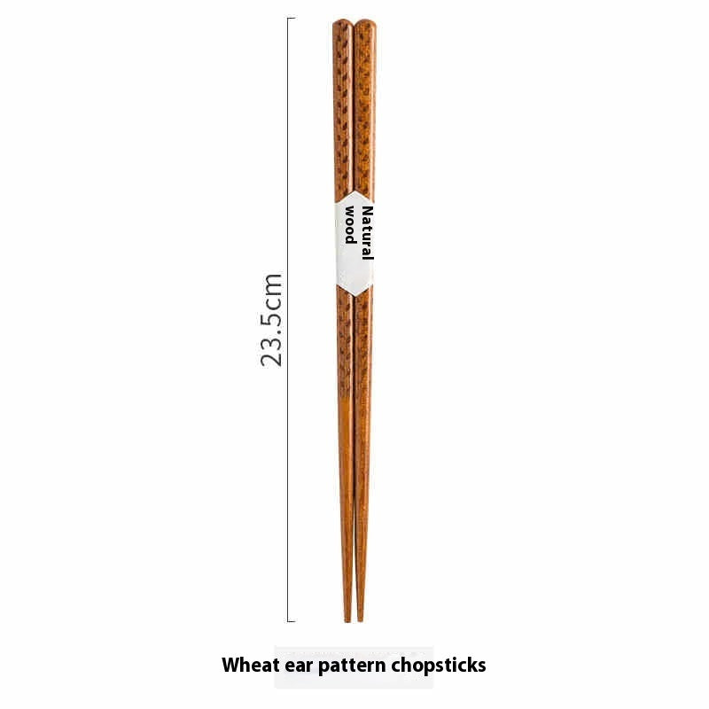 Household Creative Natural Wooden Pointed Chopsticks