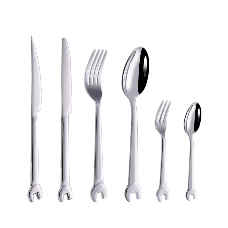 Stainless Steel Wrench Knife Fork Spoon Set