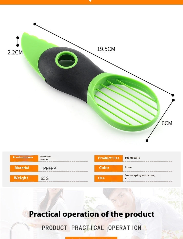 Multifunctional Avocado Knife Pulp Separation Three-in-one Corer