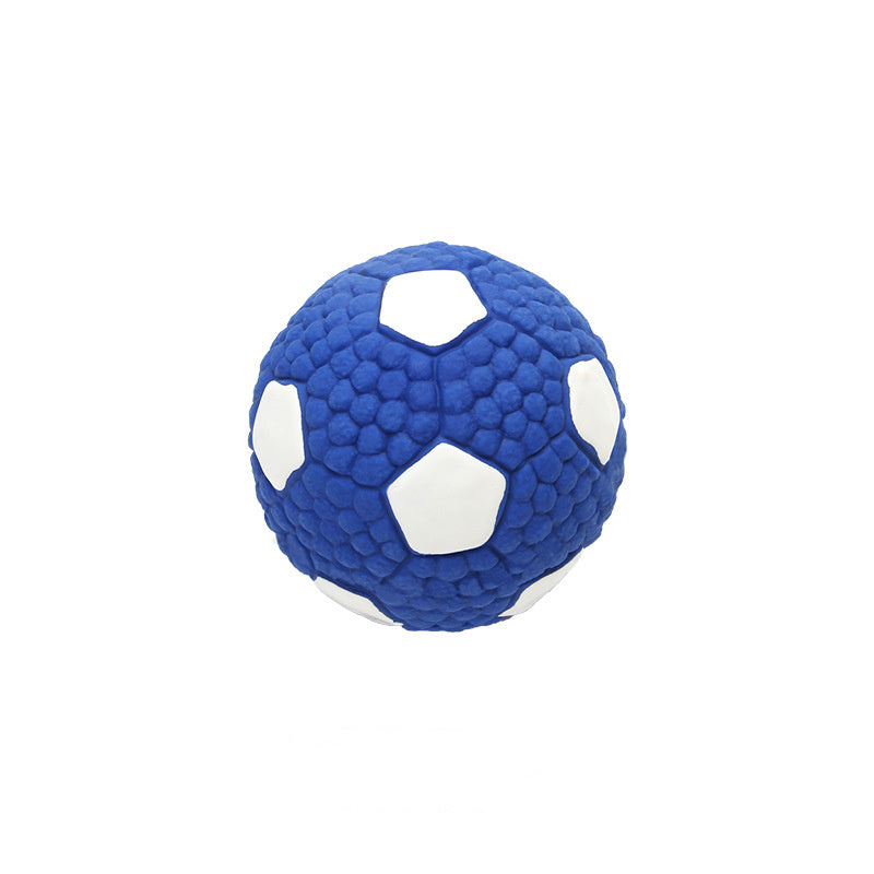 Dog toy bite-proof teeth molar latex toy ball pet interactive sound training ball pet supplies