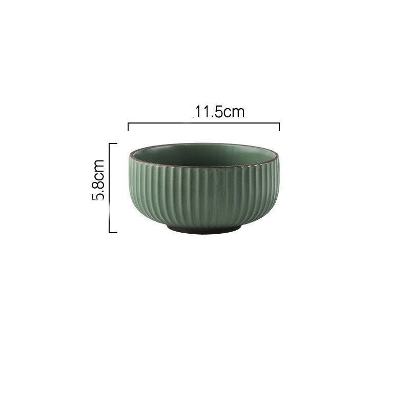 Wind Simple Bowl And Plate Combination Tableware And Tableware