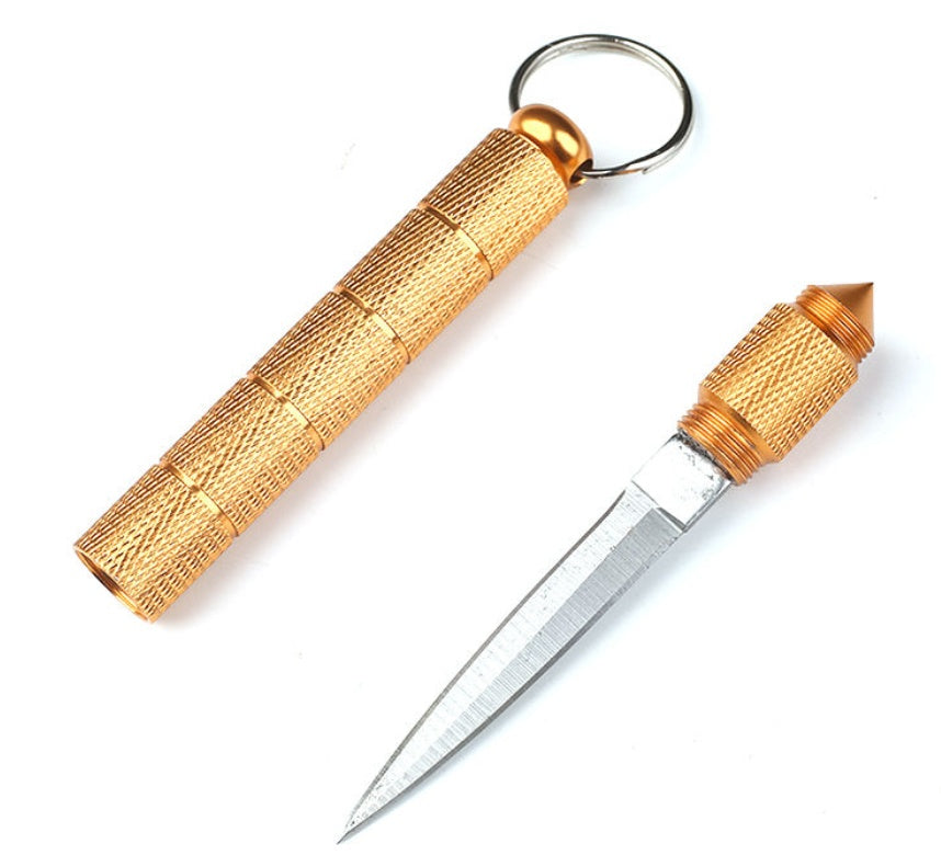 Outdoor Men And Women's Legal Self-defence Concealed Weapons Wolf Proof Window Breaking Field Survival Multi-functional Knife